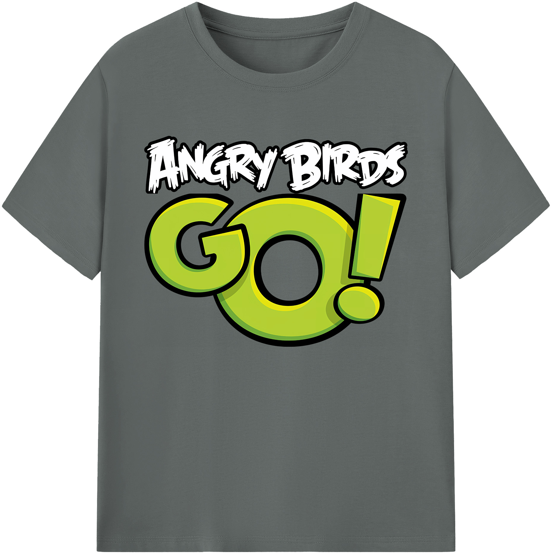 （画像用） Angry Birds アングリーバード 綿100％ メンズ半袖Tシャツ｜肌触りやわらか＆通気性